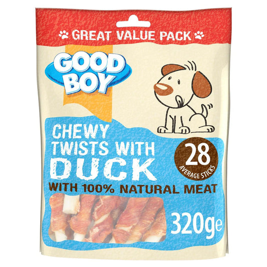 Good Boy Paisley Deli Chewy Twists Duck 320g