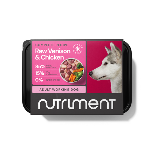 Nutriment Raw Venison and chicken ADULT formula 500G