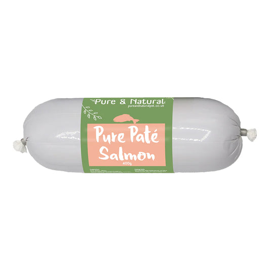 Pure & Natural Pure Pate Sausage Salmon 400g