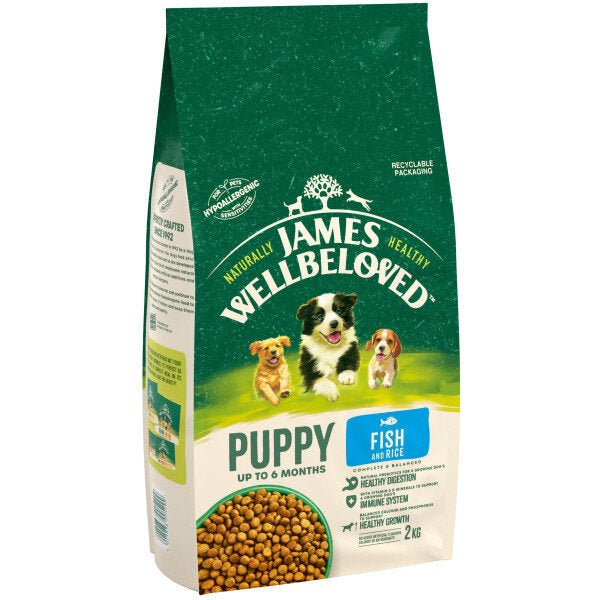 James Wellbeloved Puppy Fish & Rice 2kg