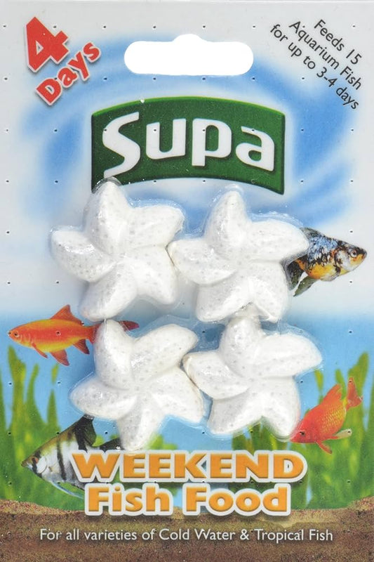 Supa Weekend Fish Food - Feeds 15 fish for up to 3-4 days