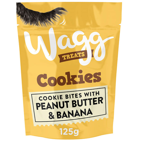 Wagg Cookies Dog Treats Peanut Butter & Banana 125g