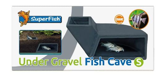 Superfish under gravel fish cave (small)