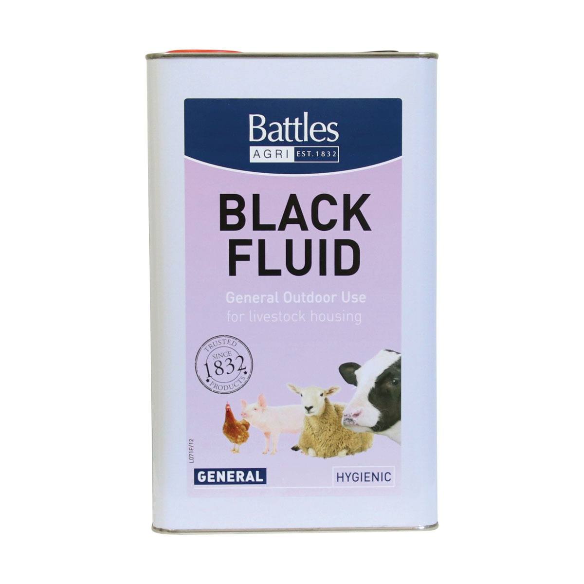 Battles Black Fluid General Outdoor Use for Livestock housing