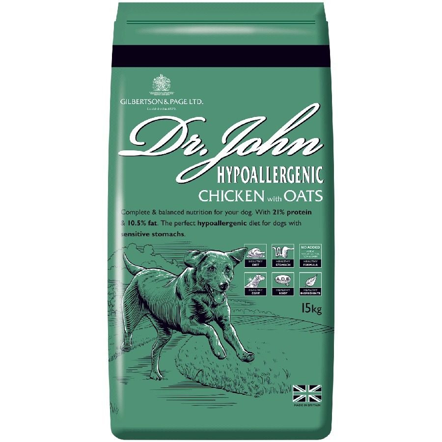 Dr John 4kg Hypoallergenic Chicken with Oats