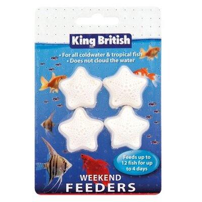 King British Weekend Feeders | Feeds up to 12 fish for up to 4 days